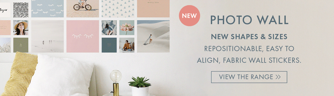 Photo Wall - New Shapes & Sizes!